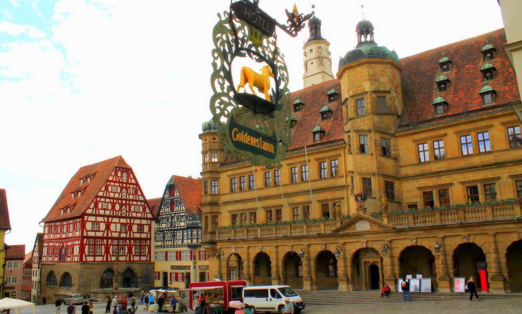 Hotel Goldenes Lamm Rothenburg ob der Tauber Zewnętrze zdjęcie