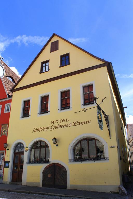 Hotel Goldenes Lamm Rothenburg ob der Tauber Zewnętrze zdjęcie